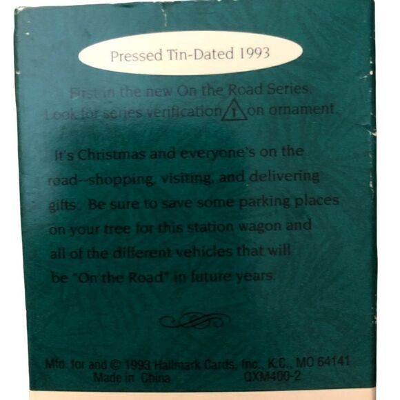 Hallmark Keepsake 1st Ornament On The Road New‎ Collector’s Series Station Wagon - Picture 2 of 2